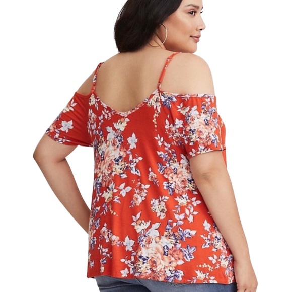 Floral Cold-Shoulder Tank - Picture 8 of 8